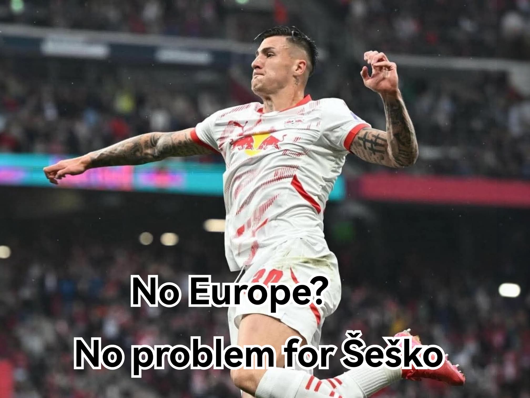 Šeško open to Man United move even without European football