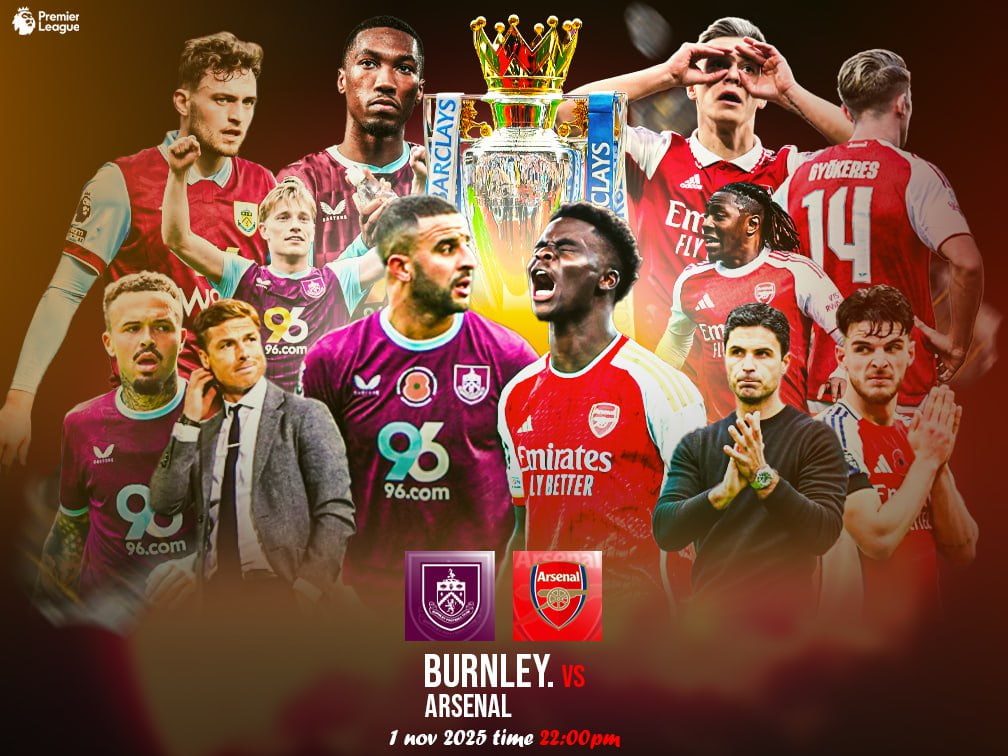 เบิร์นลีย์ vs อาร์เซน่อล ศึกพรีเมียร์ลีกนัดที่ 10