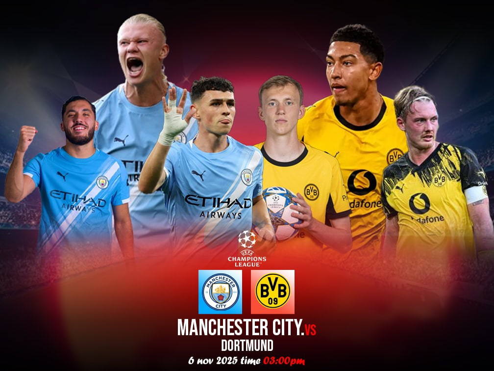 แมนเชสเตอร์ ซิตี้ vs โบรุสเซีย ดอร์ทมุนด์ ศึกใหญ่แชมเปียนส์ลีก
