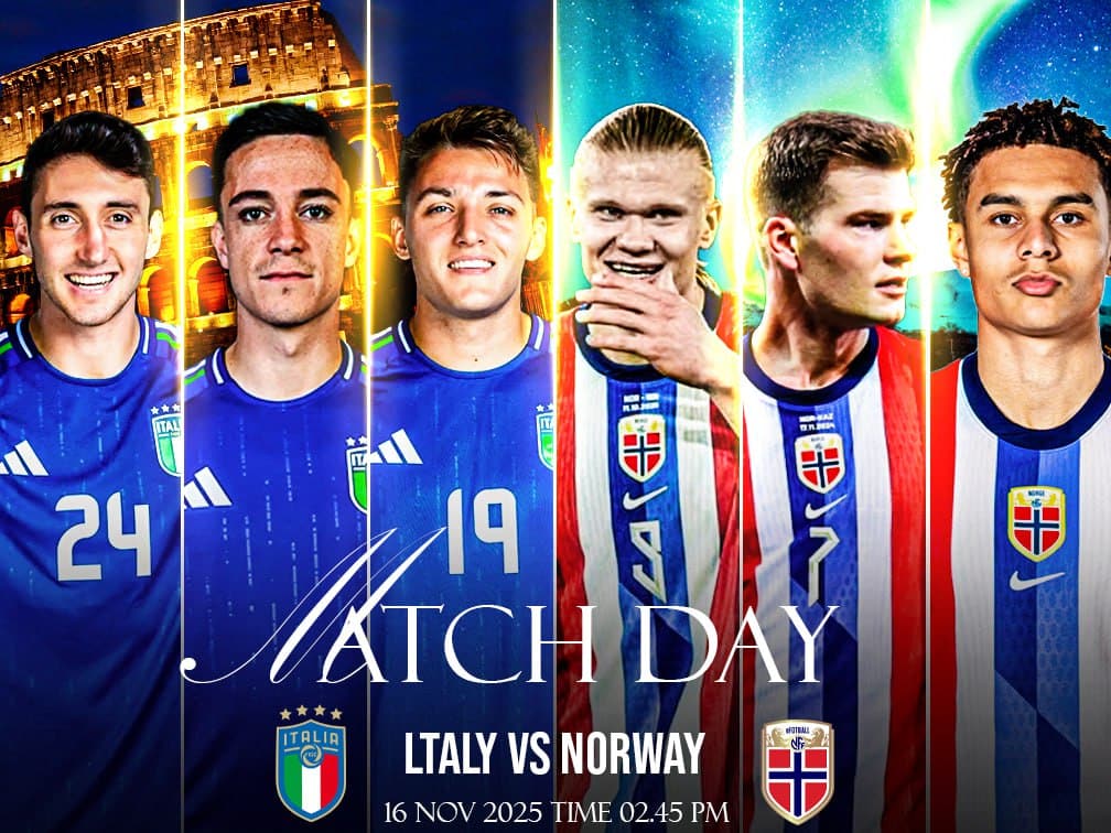 ผลบอลทีมชาติวันนี้ วิเคราะห์บอล อิตาลี พบ นอร์เวย์ ศึกคัดบอลโลก 2026