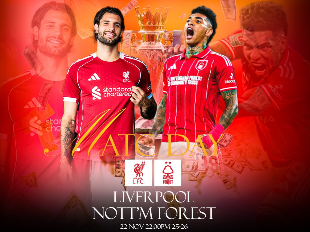 ทีเด็ดฟุตบอล ลิเวอร์พูล ปะทะ น็อตติ้งแฮม ฟอเรสต์ ศึกพรีเมียร์ลีกเดือด