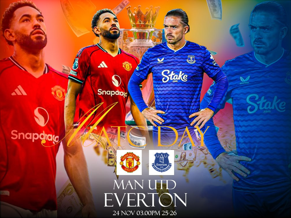 แมนเชสเตอร์ ยูไนเต็ด vs เอฟเวอร์ตัน ศึกดวลเดือดพรีเมียร์ลีกค่ำคืนจันทร์