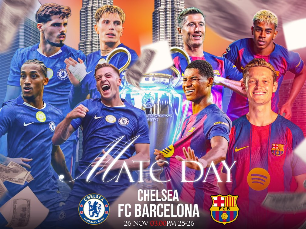 เชลซี vs บาร์เซโลนา ศึกบิ๊กแมตช์ชี้ชะตาแชมเปียนส์ลีก