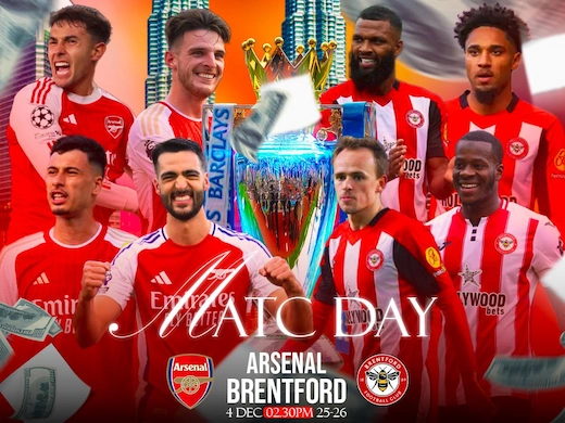 ทีเด็ดพรีเมียร์ลีก คืนวันพุธ อาร์เซน่อล เปิดรังรับ เบรนท์ฟอร์ด