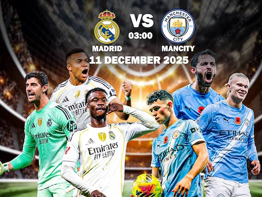 รีลมาดริด เปิดบ้าน ดวล แมนเชสเตอร์ ซิตี้ ศึกใหญ่ ยูซีแอล เบร์นาเบว