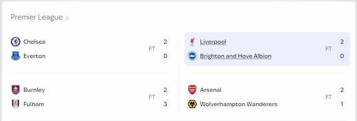 ผลบอลล่าสุด