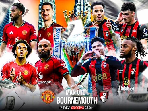 พรีวิว แมนยู พบ บอร์นมัธ คืนนี้ วิเคราะห์ราคา ต่อครึ่งลูก พร้อมสถิติ