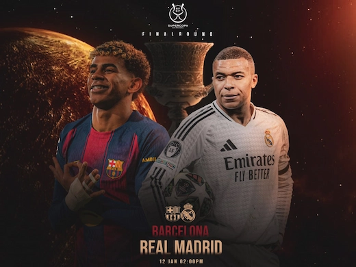 บาร์เซโลน่า ปะทะ เรอัล มาดริด ศึกชิงซูเปอร์คัพ สเปน สุดเดือด