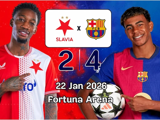 ຜົນບອນສົດລ່າສຸດ ສະລາເວຍາ ປຣາກ vs ບາເຊໂລນາ #ຜົນບອນລ່າສຸດ