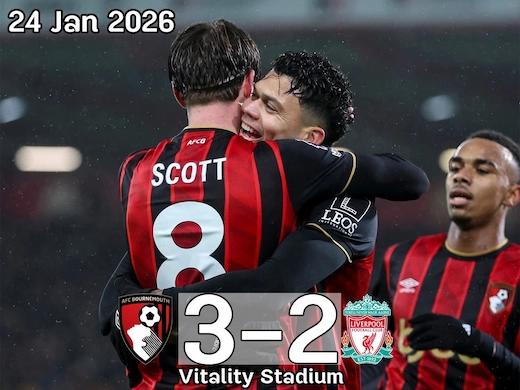 ຜົນບອນສົດລ່າສຸດ ບໍນມັດ vs ລິເວີພູນ #ຜົນບອນລ່າສຸດ