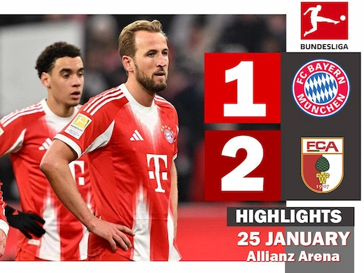 ผลบอลสดล่าสุด บาเยิร์น มิวนิค vs เอาก์สบวร์ก #ผลบอลล่าสุด