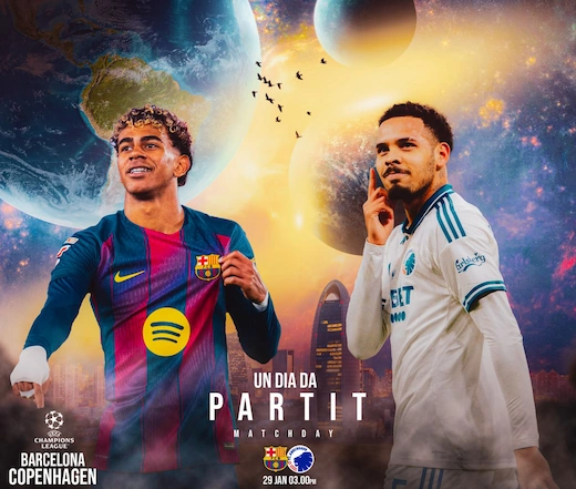 บาร์เซโลนา พบ โคเปนเฮเกน ศึกชี้ชะตาเข้ารอบ ยูซีแอล คืนนี้ #ดูบอลสด