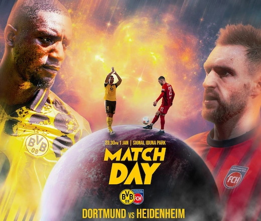 ดอร์ทมุนด์ ปะทะ ไฮเดนไฮม์ เกมลุ้นยิงขาดสามแต้ม #ดูบอลสด