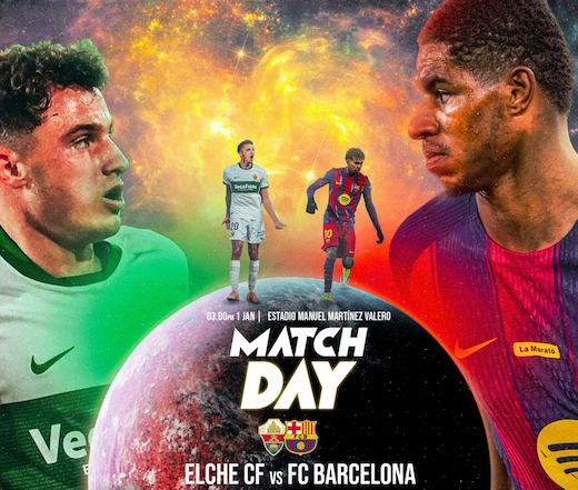เอลเช่ ปะทะ บาร์เซโลน่า บิ๊กแมตช์ลาลีกา คืนนี้ใครเหนือกว่า #ดูบอลสด