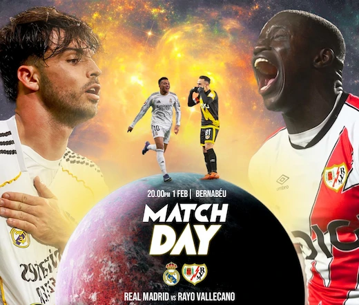 เรอัล มาดริด พบ ราโย บาเยกาโน ลุ้น 6 นัดชนะรวด ที่ เบร์นาเบว #ดูบอลสด