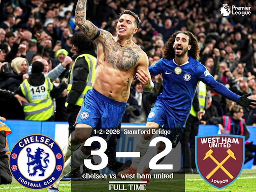 ຜົນບານສົດລ່າສຸດ ເຊລຊີ vs ເວສແຮມ ຢູໄນເຕັດ #ຜົນບານລ່າສຸດ