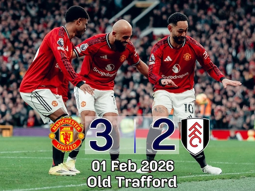 ຜົນບານສົດຫຼ້າສຸດ ແມນເຊັດເຕີ ຢູໄນເຕັດ vs ຟູແລ່ມ #ຜົນບານຫຼ້າສຸດ