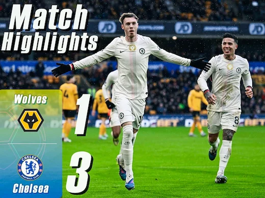 ผลบอลสดล่าสุด วูล์ฟแฮมป์ตัน vs เชลซี #ผลบอลล่าสุด