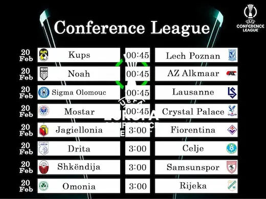 ທີເດັດບານຢູຟ່າ ຄອນເຟີເຣນຊ໌ ລີກ ຟັນທົງຄົບທຸກຄູ່ #ດູບານສົດ