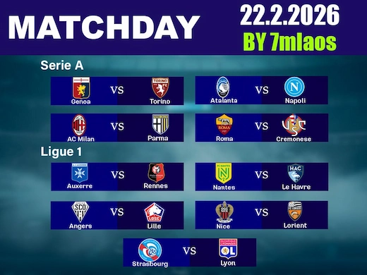 ທີເດັດບອນ 22 ກຸມພາ 2026 ຈັດເຕັມທຸກຄູ່ທຸກສະໜາມ #ດູບອນສົດ