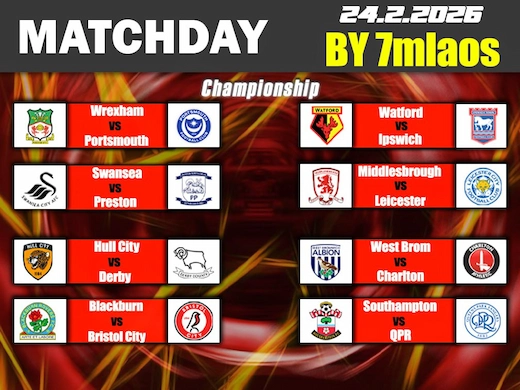 ທີ່ເດັດບອນວັນທີ 24 ກຸມພາ 2026 ຈັດເຕັມທຸກຄູ່ທຸກສະໜາມ #ດູບອນສົດ