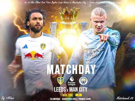 ลีดส์ ยูไนเต็ด vs แมนเชสเตอร์ ซิตี้ ศึกพรีเมียร์ลีกบิ๊กแมตช์ #ดูบอลสด