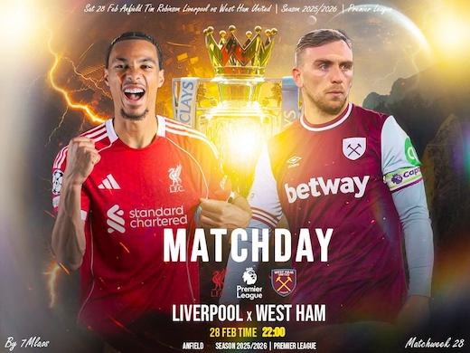 ลิเวอร์พูล vs เวสต์แฮม ศึกชิงแต้มยุโรป ปะทะทีมหนีตกชั้น #ดูบอลสด