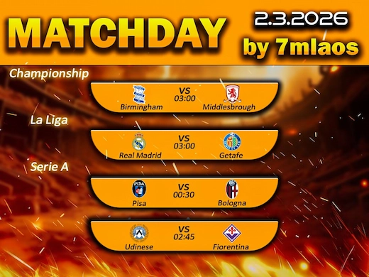 ทีเด็ดฟุตบอลวันที่ 2 มีนาคม 2026 จัดเต็มทุกคู่ทุกสนาม #ดูบอลสด