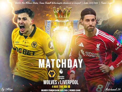 วูล์ฟส์ vs ลิเวอร์พูล ศึกหนีตายชนลุ้นท็อปโฟร์ ฟันธงก่อนเตะ #ดูบอลสด