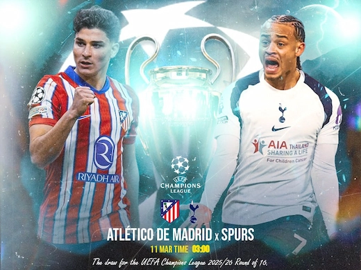 แอตมาดริด ปะทะ ไก่เดือยทอง เกมเดือดลุ้นยกแรกยุโรป #ดูบอลสด