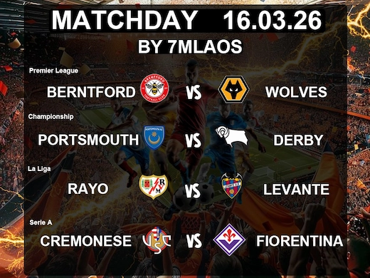 ທີເດັດບານເຕະ 16 ມີນາ 2026 ຈັດເຕັມທຸກຄູ່ທຸກສະໜາມ #ເຊຍນບານ #ເບິ່ງບານສົດ