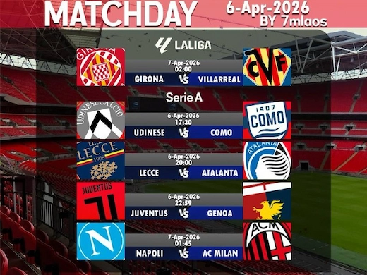 ທີເດັດບອນວັນທີ 6 ເມສາ 2026 ຈັດເຕັມທຸກຄູ່ທຸກສະໜາມ #ເຊຍນບອນ #ຜົນບອນສົດ