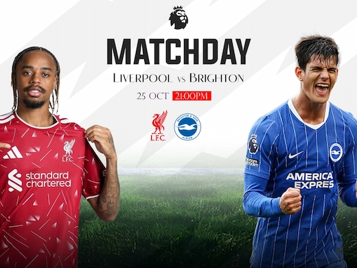ลิเวอร์พูล เปิด แอนฟิลด์ รับ ไบรท์ตัน ลุ้น ปลดล็อก ชัย ในบ้าน เกมลีก 